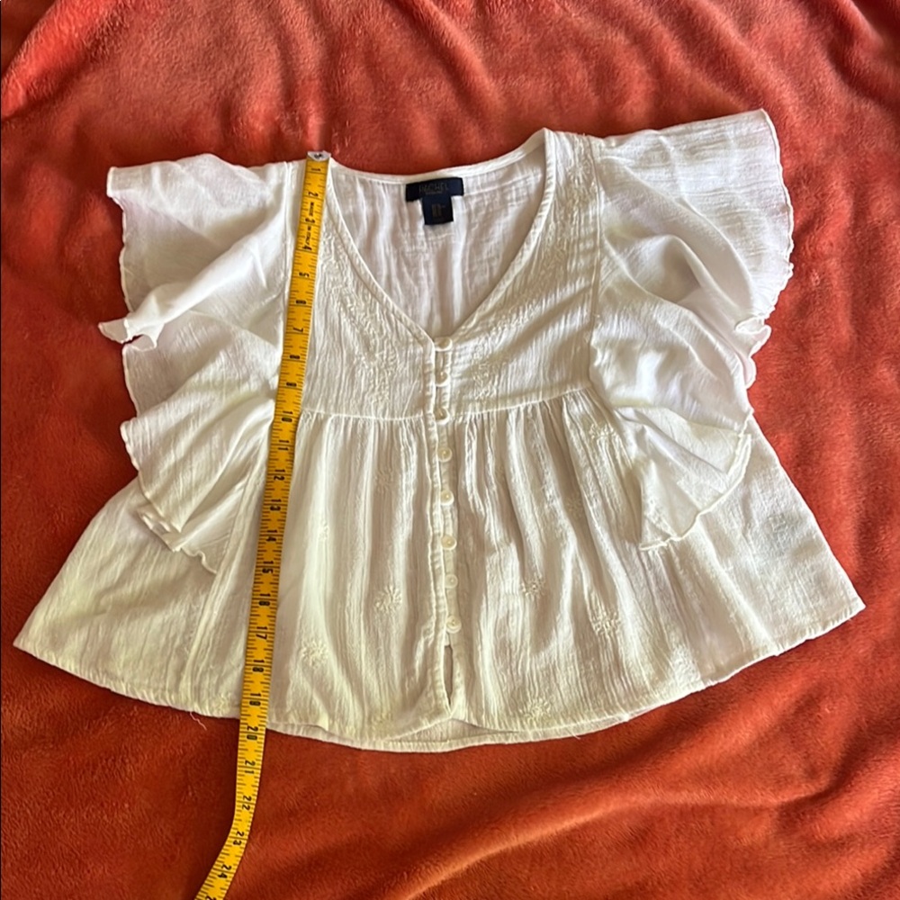 Rachel Roy gauze top